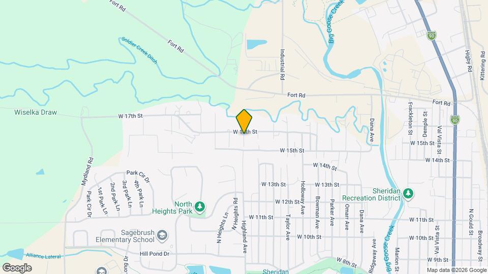 1863 Willow Ave Map and Location Details