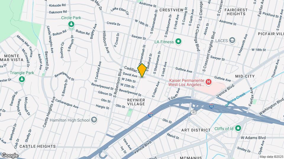 2406 S Shenandoah St Map and Location Details