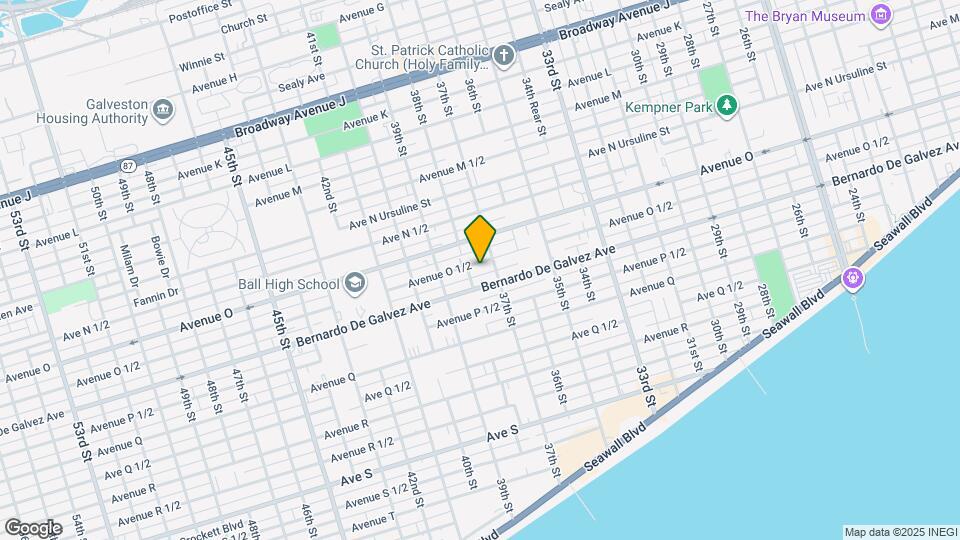 3715 Avenue O 1/2 Map and Location Details