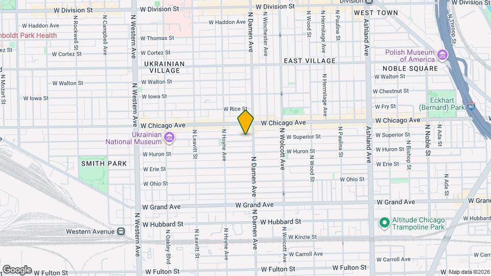 2014 W Superior St Map and Location Details