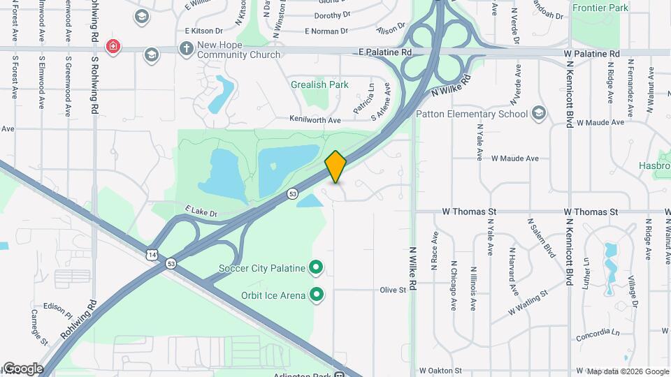 344 S Lancelot Ln Map and Location Details