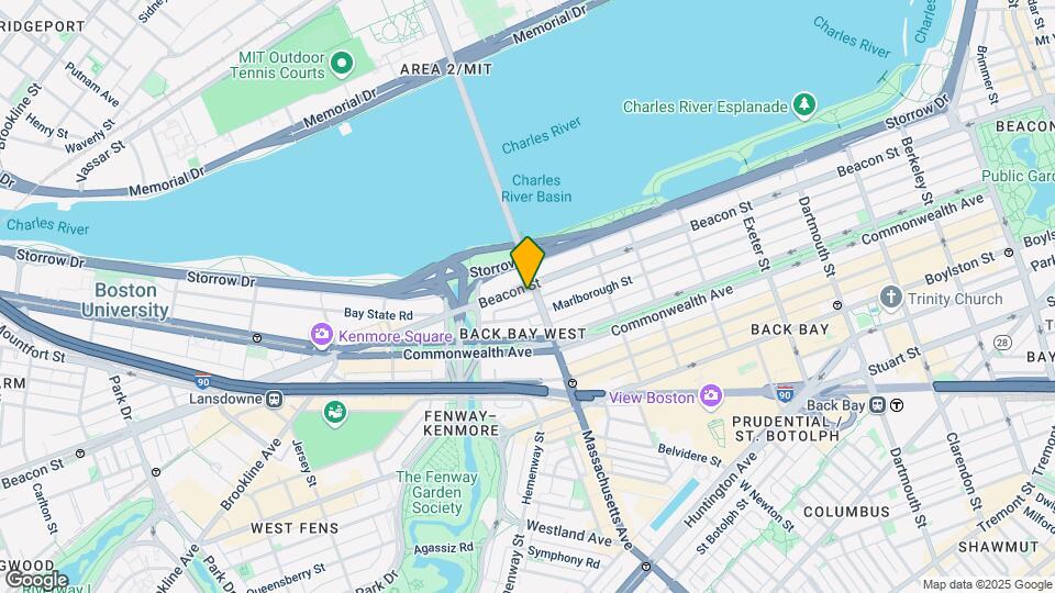 497 Beacon St, Unit 8 Map and Location Details
