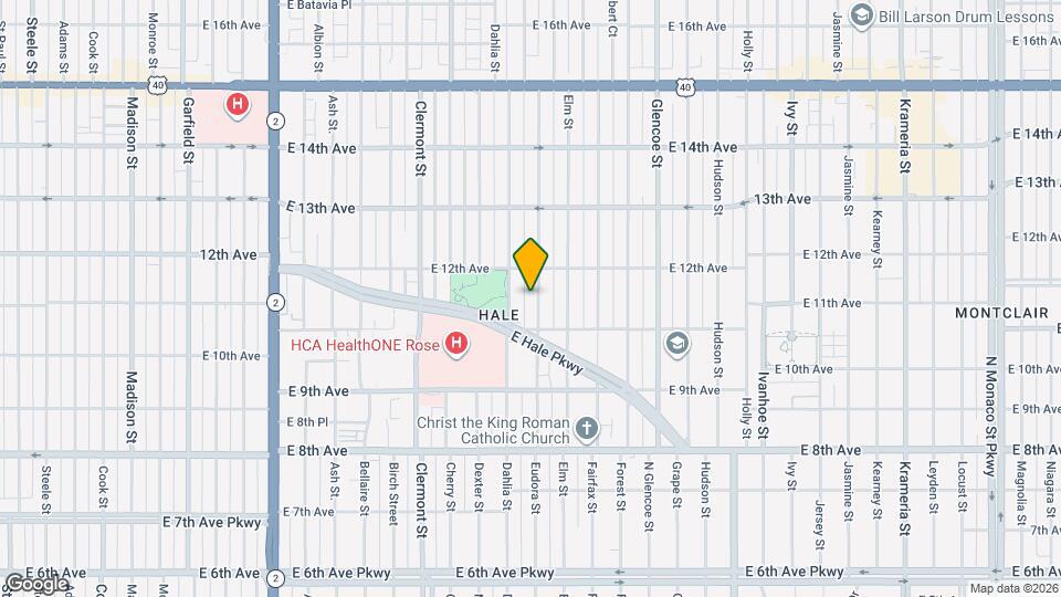 1155 Eudora St Map and Location Details