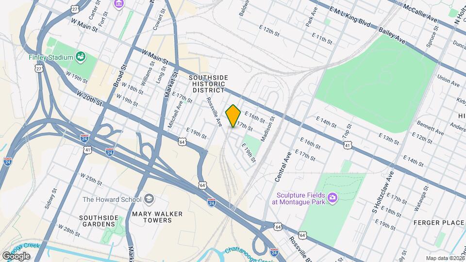 515 E 18th St Map and Location Details