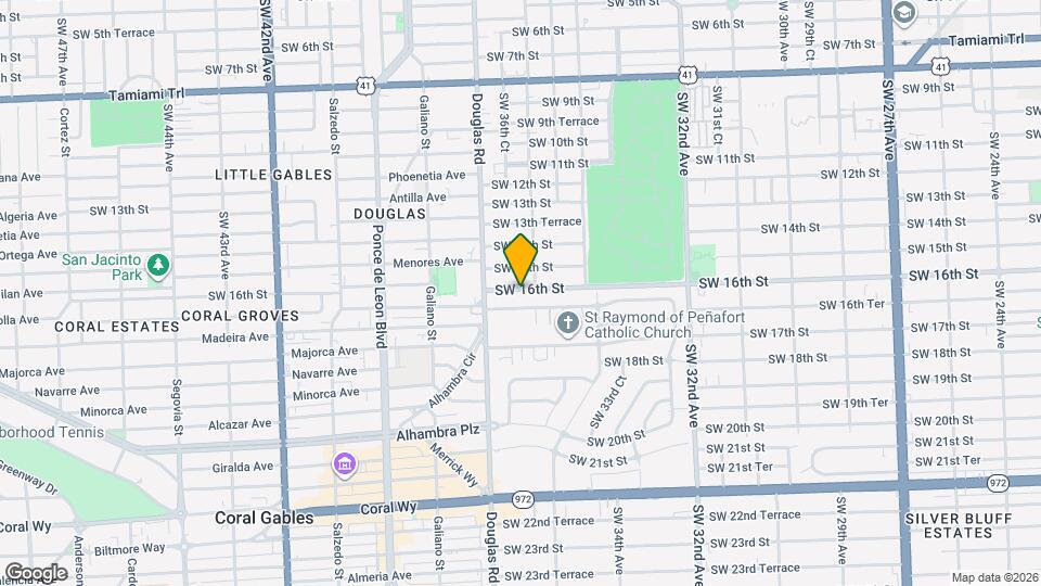 3626 SW 16th St Map and Location Details