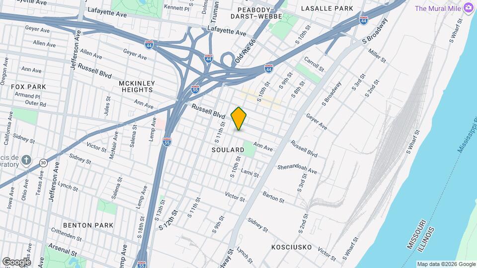 1015 Ann Ave Map and Location Details