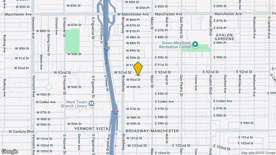 161 W 93rd St Map and Location Details