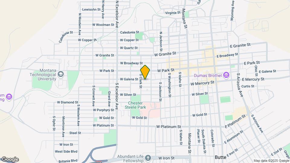 628 W Galena St Mapa y Detalles de la Ubicación