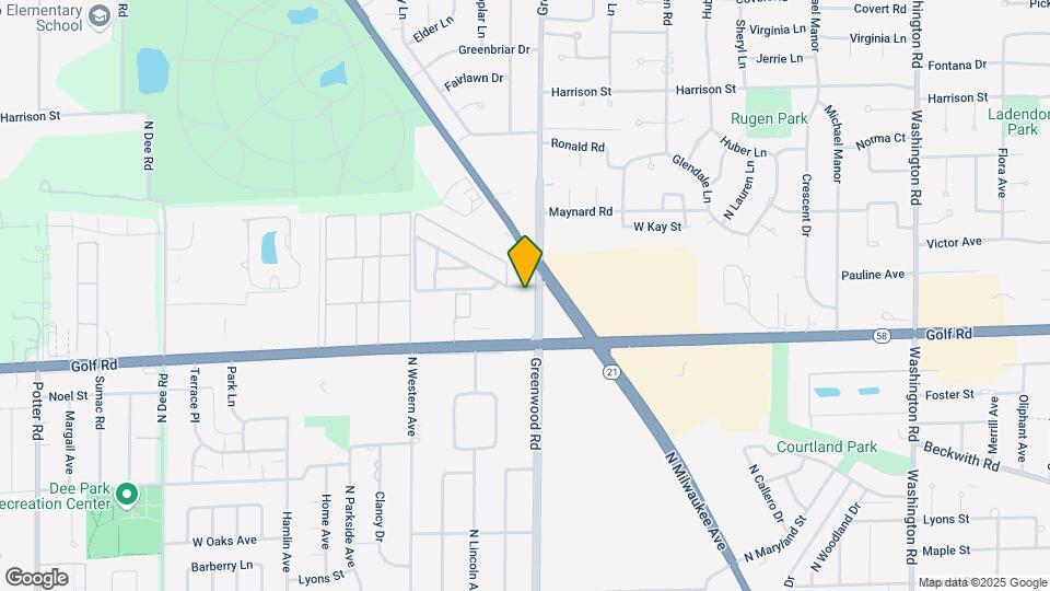 9612 Greenwood Ave Map and Location Details