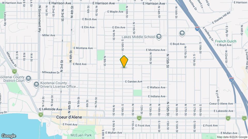 720 N 10th St Map and Location Details