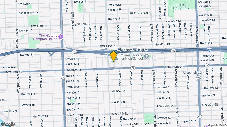3644 NW 21st Ct Map and Location Details
