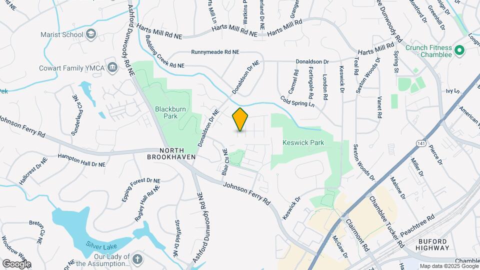 3729 Inglewood Way Map and Location Details