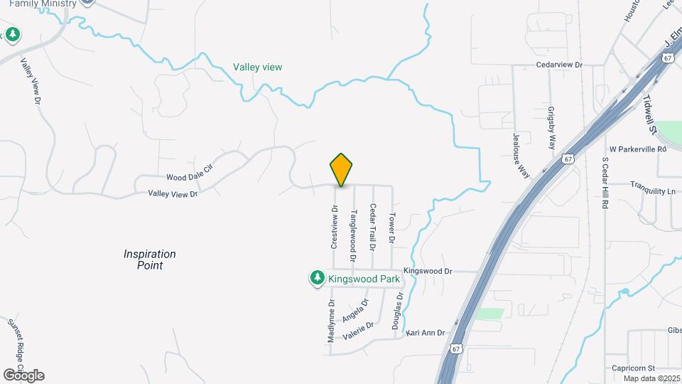 1001 Crestview Dr Map and Location Details