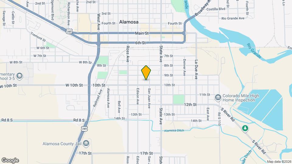 709 10th St, Unit D Map and Location Details