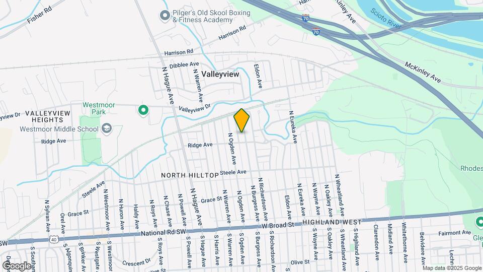 287 N Burgess Ave Map and Location Details