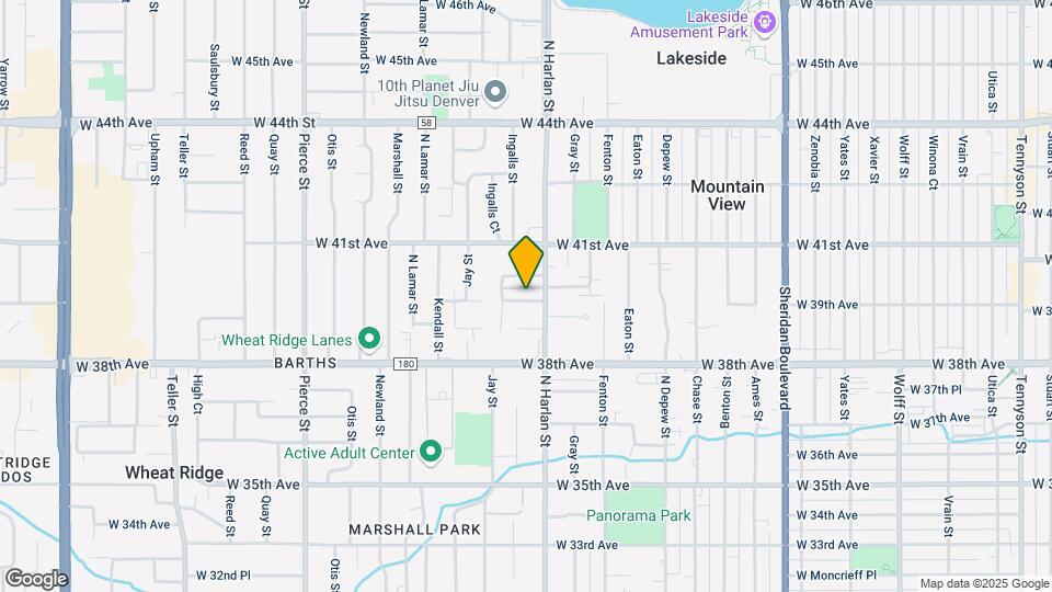 6035 W 39th Ave Map and Location Details