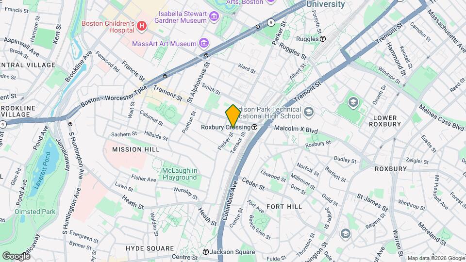 722 Parker St Map and Location Details