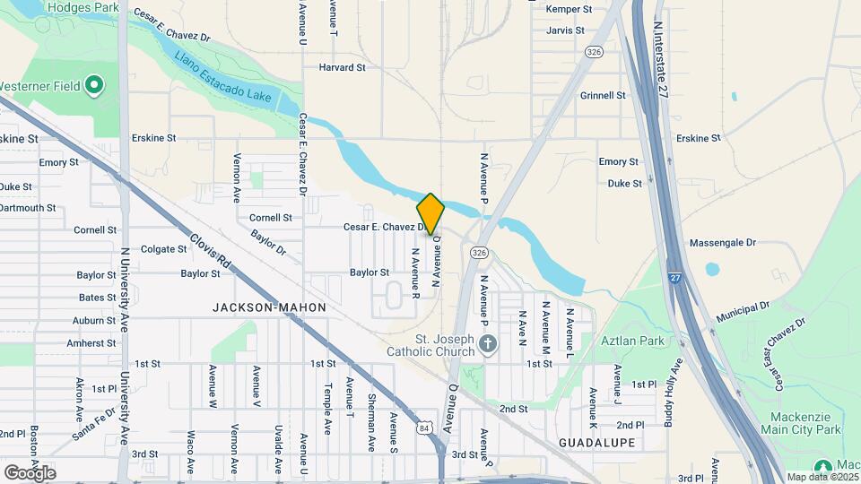 321 N Avenue Q Map and Location Details