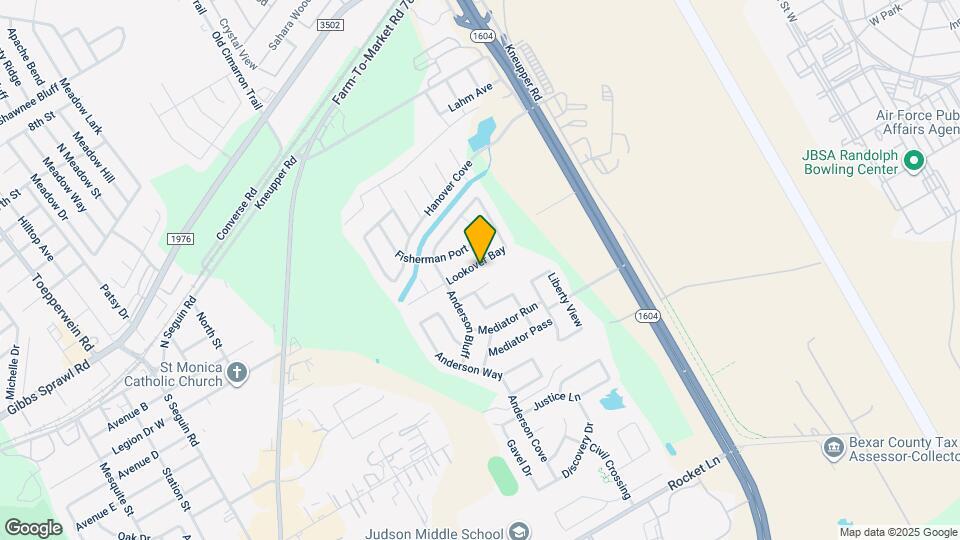 9506 Lookover Bay Map and Location Details