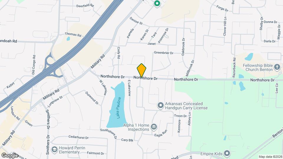 2424 Cedar Ridge Dr Map and Location Details