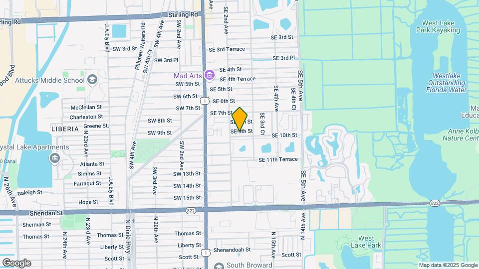 216 SE 9th St Map and Location Details