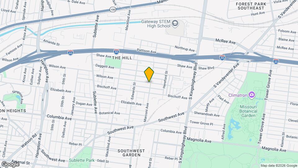 5200 Wilson Ave Map and Location Details