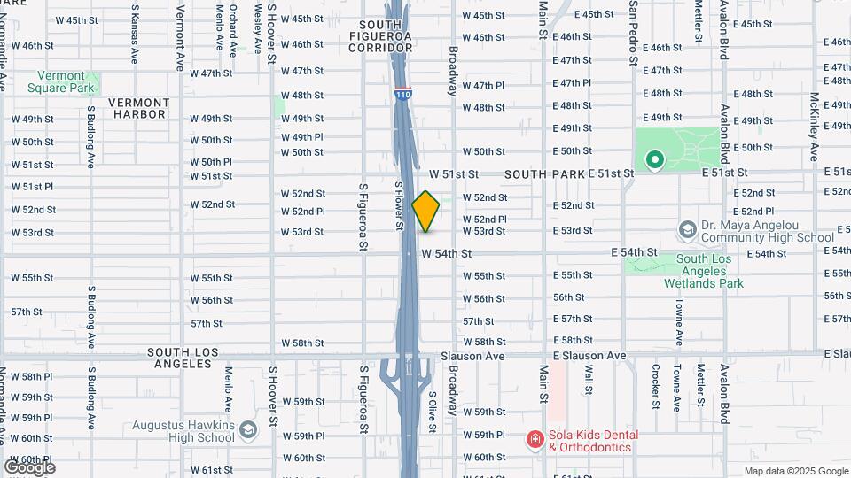 338 W 53rd St Map and Location Details