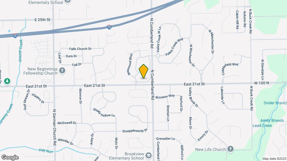 2132 Rossington Ln Map and Location Details