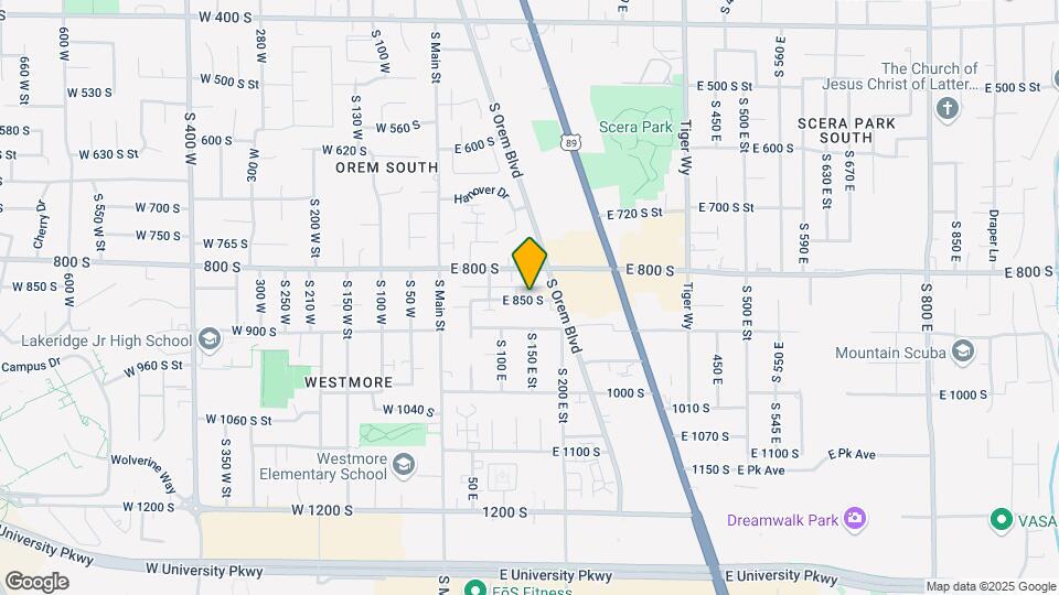 155 E 850 S Map and Location Details