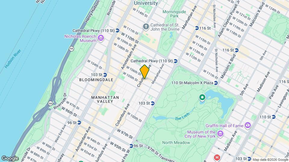 927 Columbus Avenue Mapa y Detalles de la Ubicación