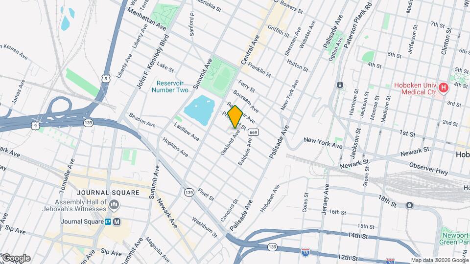 173 Oakland Ave Map and Location Details