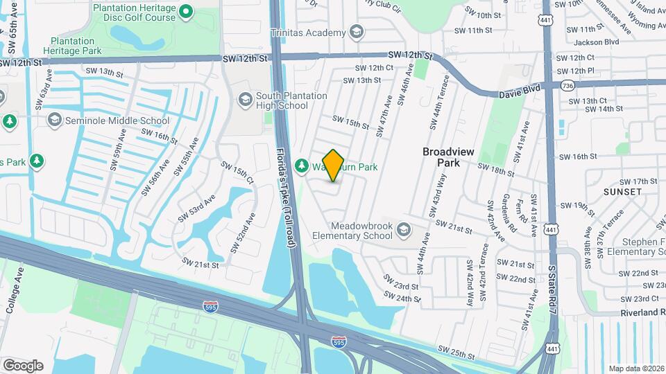 4828 SW 20th St Map and Location Details
