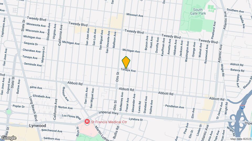 10408 McNerney Ave Map and Location Details