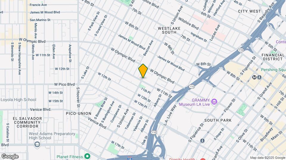 1553 W 11th St Map and Location Details