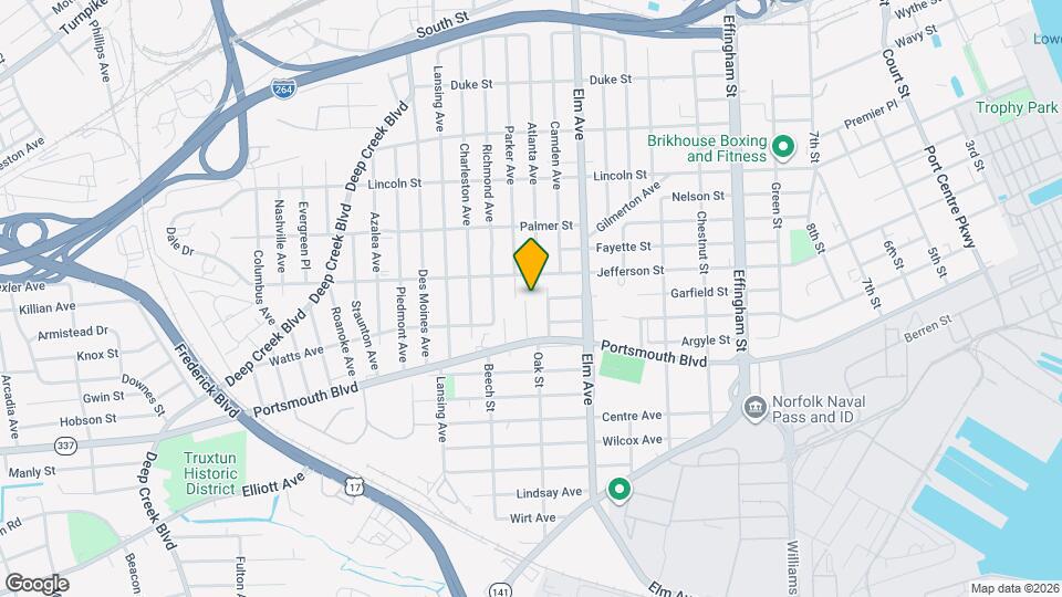2401 Acorn St Mapa y Detalles de la Ubicación