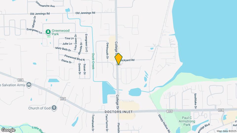 1808 Northglen Cir Map and Location Details