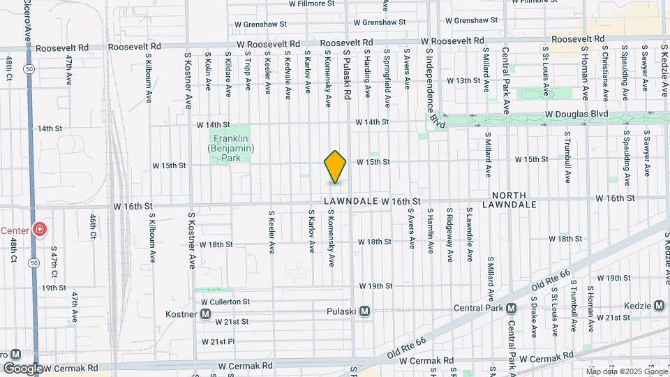 1541-1543 S Komensky Ave Mapa y Detalles de la Ubicación