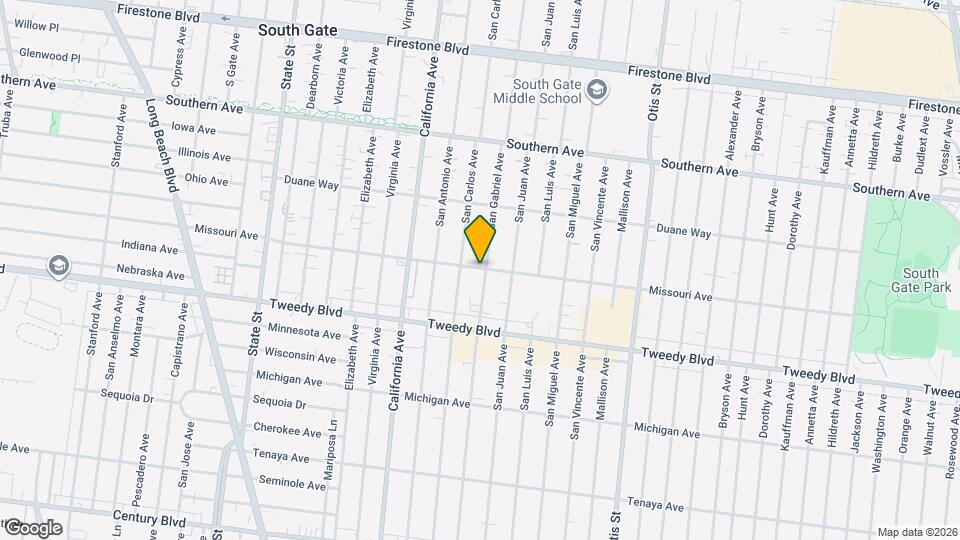 3728 Missouri Ave, Unit 3728Missouri Mapa y Detalles de la Ubicación