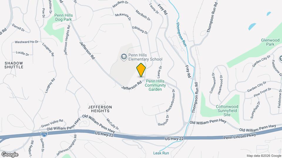 1149 Jefferson Rd Map and Location Details