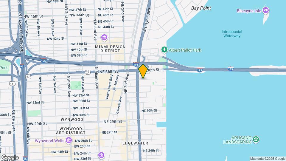 342 NE 35th St, Unit A1 Map and Location Details