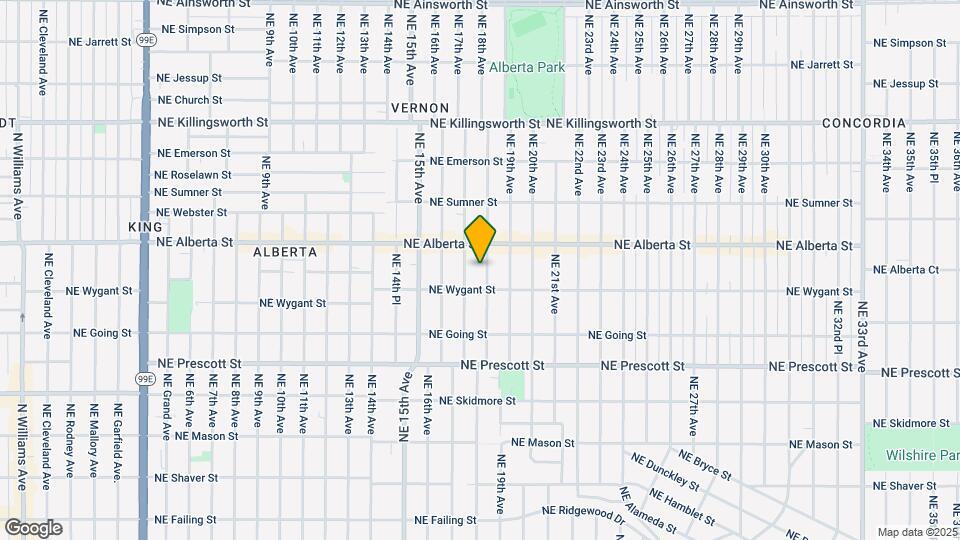 4833 NE 18th Ave Map and Location Details