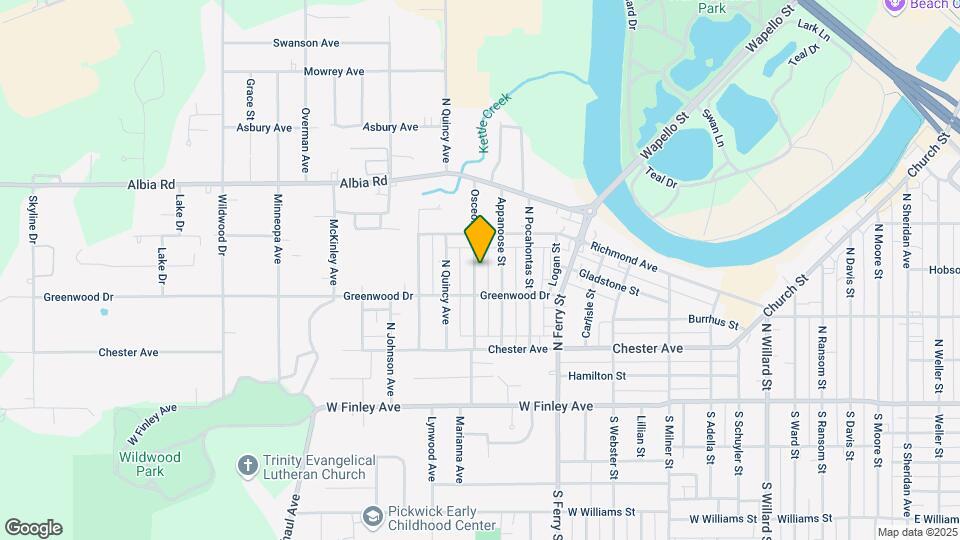 428 Osceola St Map and Location Details