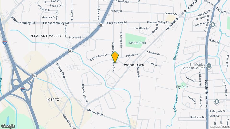 1161 McRae Ave Map and Location Details