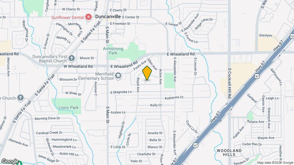 415 E Mona Ave Map and Location Details