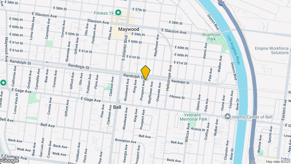 6210 Prospect Ave Mapa y Detalles de la Ubicación