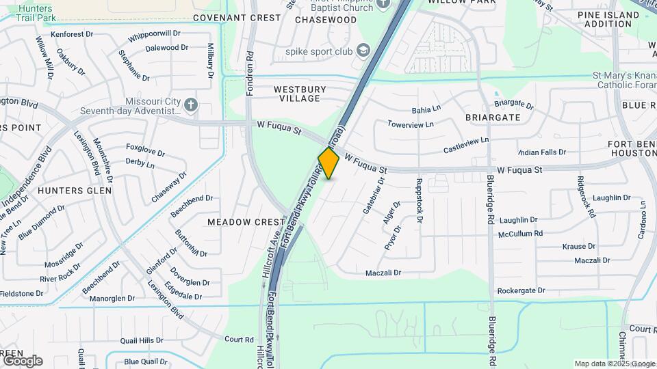 15714 Baybriar Dr Map and Location Details