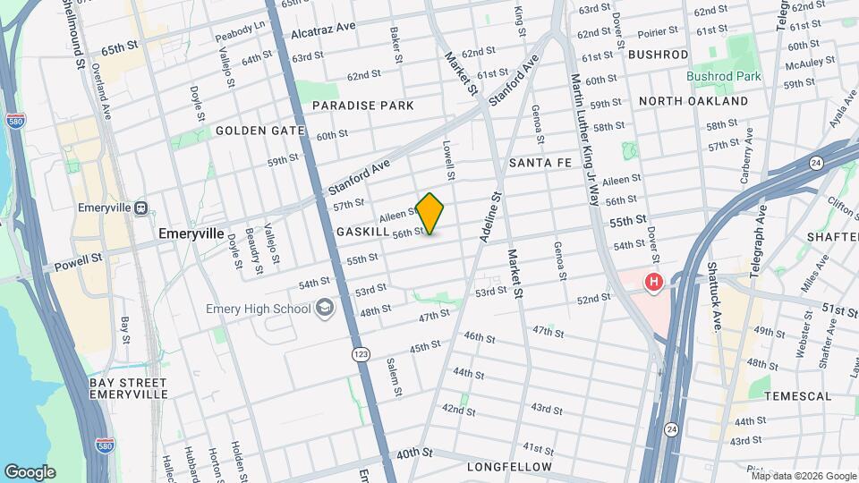 976 55th St Map and Location Details