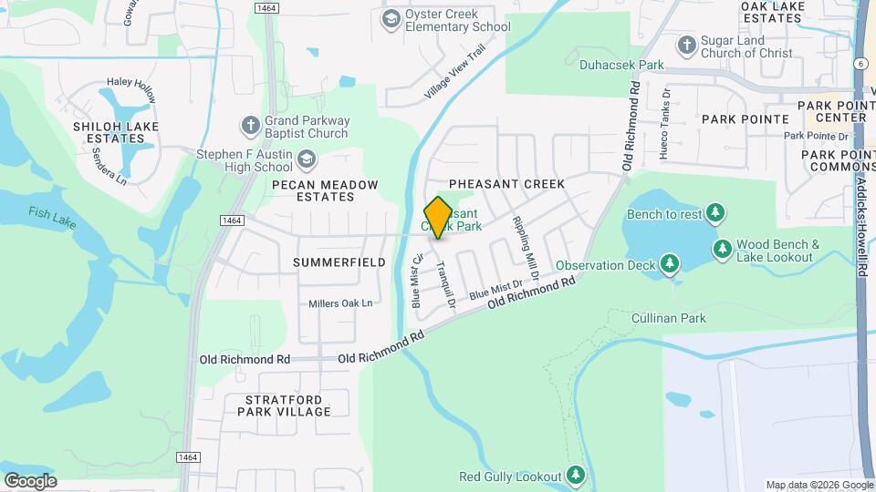 16915 Tranquil Dr Map and Location Details