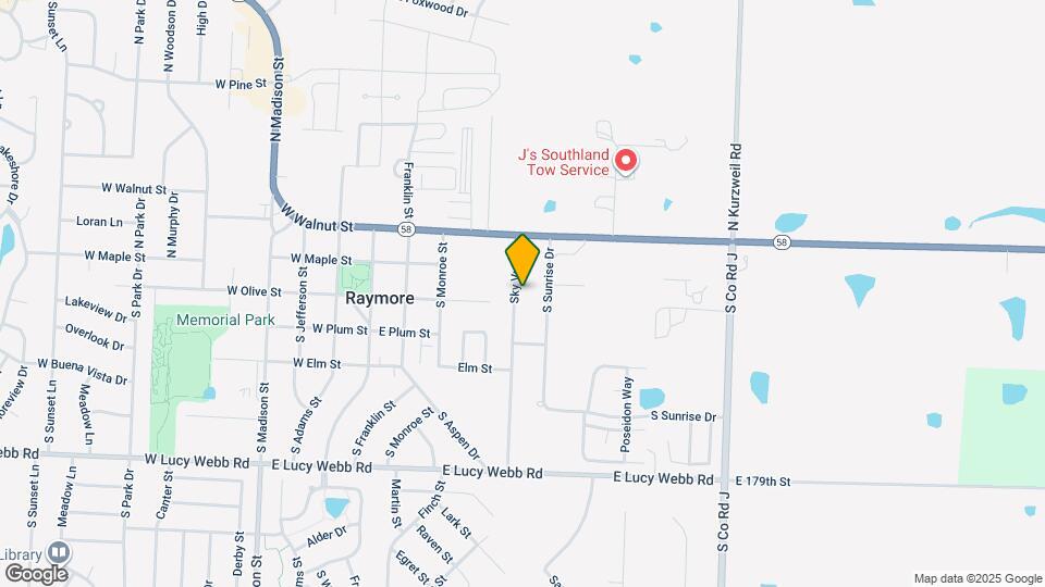 207 Sky Vue Dr Map and Location Details