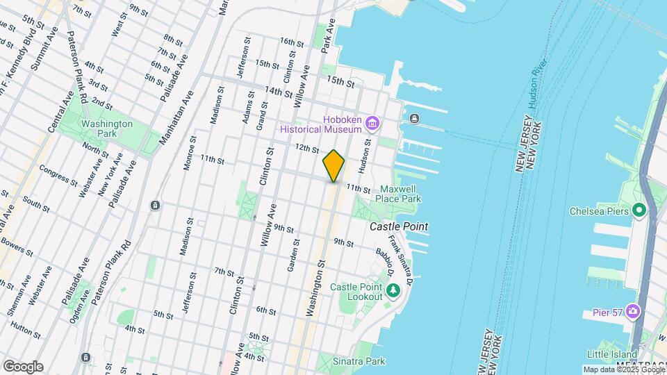 1034 Washington St Map and Location Details